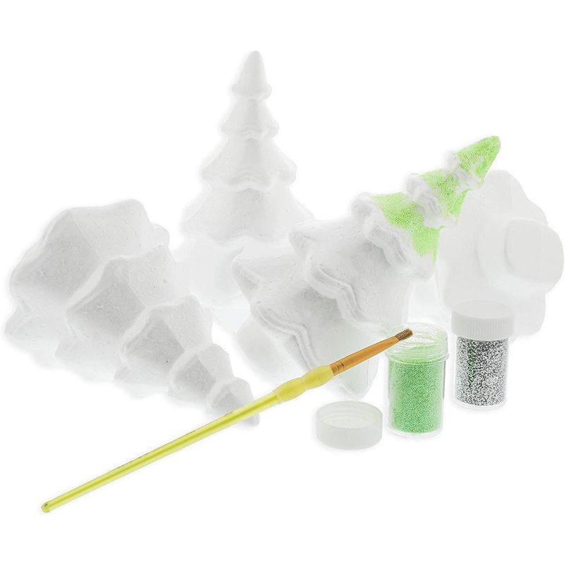 Craft Foam Cone Christmas Trees for Holiday DIY Crafts (6 Pack) –  BrightCreationsOfficial